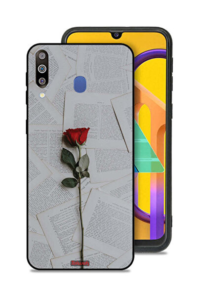 Tolwak غطاء حماية لهاتف سامسونج جالاكسي M30 وردي على ورق