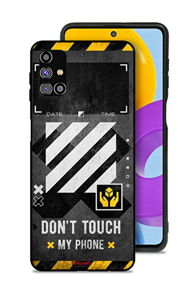 Tolwak Samsung Galaxy M31s Protective Case Cover Do Not Touch My Phone