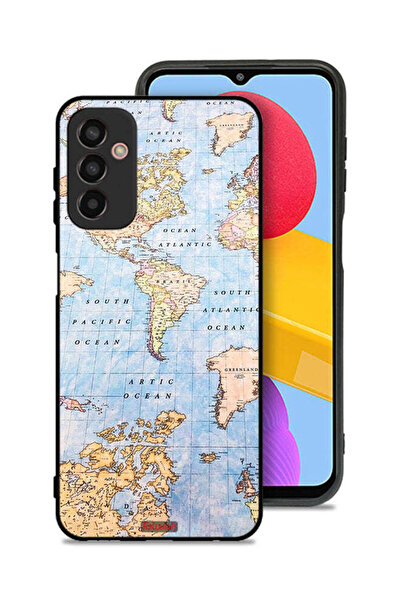 Tolwak غطاء حماية لهاتف Samsung Galaxy M13 بتصميم خريطة العالم