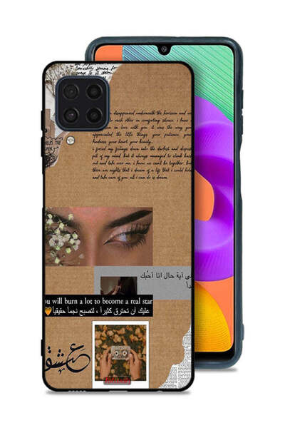 Tolwak Samsung Galaxy M22 Protective Case Cover Arabic Quote You Will Burn A ...