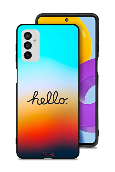 Tolwak Samsung Galaxy M52 5G Protective Case Cover Hello