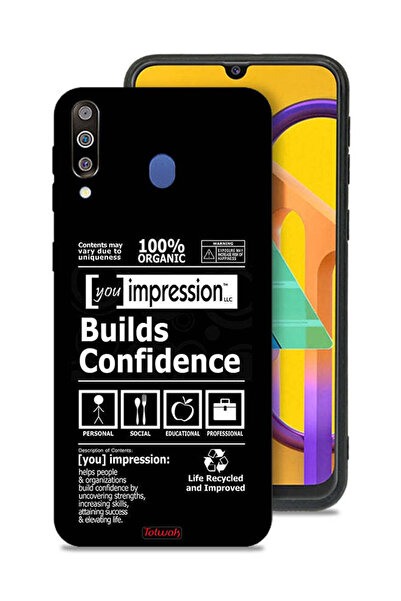 Tolwak غطاء حماية لهاتف Samsung Galaxy M30 ملصق بناء الثقة