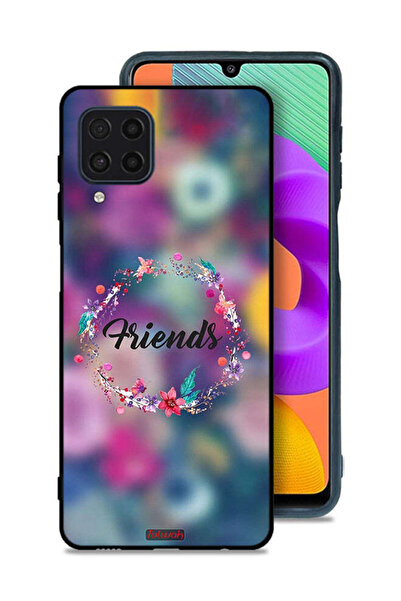 Tolwak غطاء حماية لهاتف سامسونج جالكسي F22 بتصميم خاتم أصدقاء الزهور