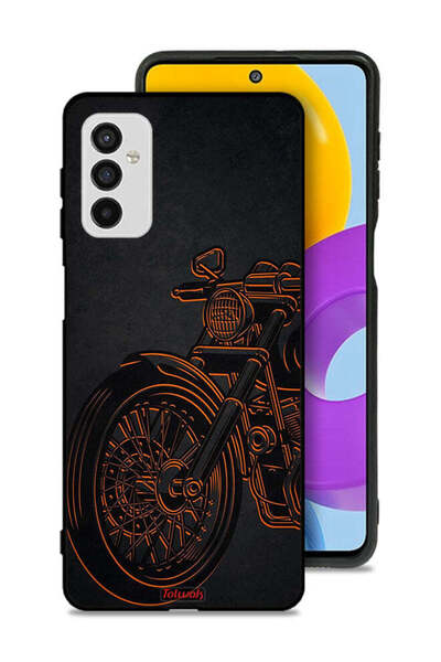 Tolwak Samsung Galaxy M52 5G Protective Case Cover Vintage Bike