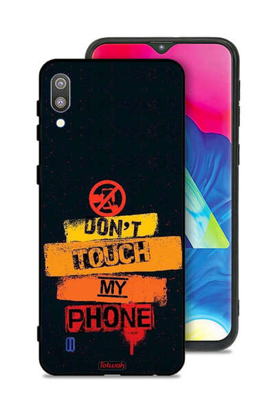 Tolwak Samsung Galaxy M10 Protective Case Cover Do Not Touch My Phone