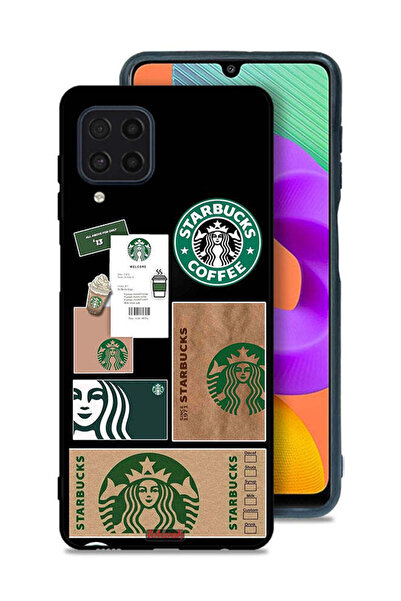 Tolwak غطاء حماية لهاتف سامسونج جالاكسي M32 4G ملصق ستاربكس