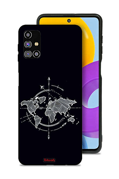 Tolwak غطاء حماية لهاتف سامسونج جالاكسي M31s برسومات البوصلة