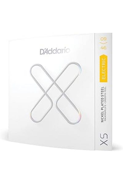 NETWORK ART D'Addario Xse0946, 09-46 Super Lt Top/Reg Btm, XS Nickel Plated Guitar Strings, for Electric Guitar