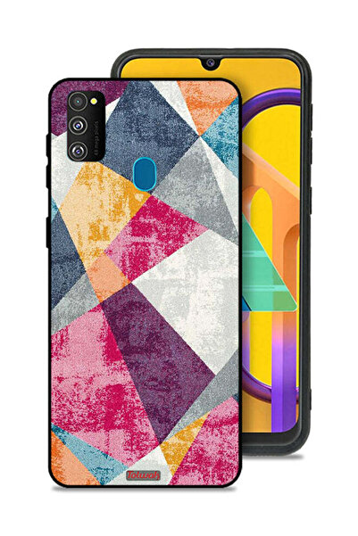 Tolwak Samsung Galaxy M30s Protective Case Cover Paint Pattern