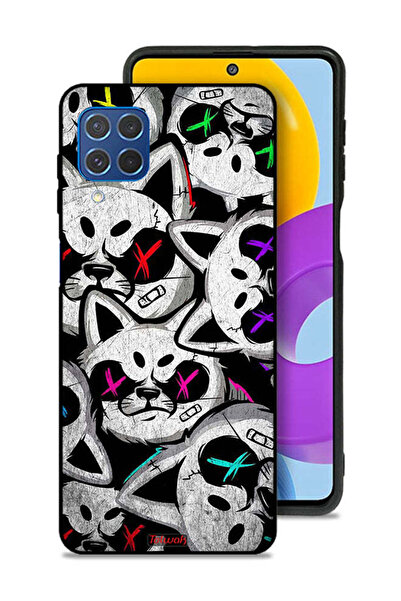 Tolwak غطاء حماية لهاتف سامسونج جالاكسي F62 بنقشة قطط مارشميلو