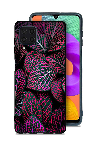 Tolwak غطاء حماية لهاتف سامسونج جالكسي F22 بنقشة أوراق سالجا