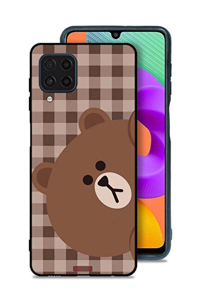 Tolwak غطاء حماية لهاتف سامسونج جالاكسي M32 4G بتصميم دب تيدي