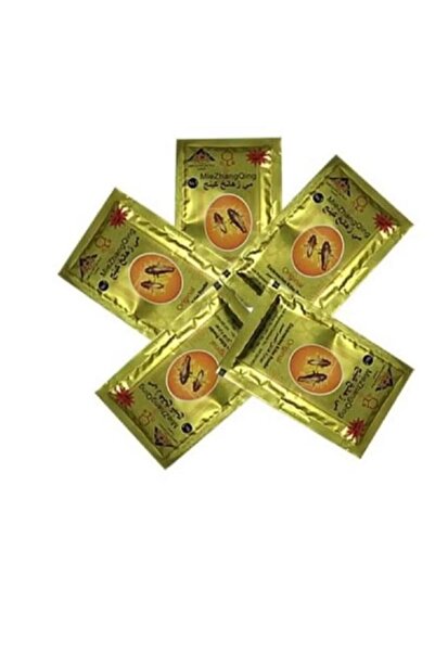 Qing مسحوق للصراصير ذهبي 8 جرام 6 قطع