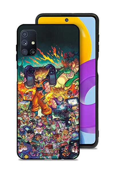 Tolwak Samsung Galaxy M51 Protective Case Cover Gamer Art Doodles