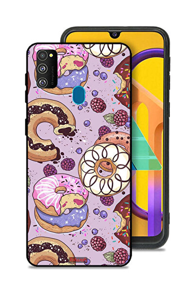 Tolwak غطاء حماية لهاتف سامسونج جالاكسي M30s برسومات دوناتس آرت