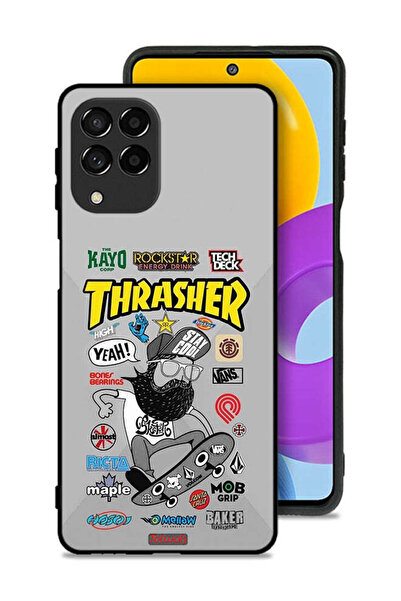 Tolwak غطاء حماية لهاتف سامسونج جالاكسي M53 بتصميم ملصق ثراشر