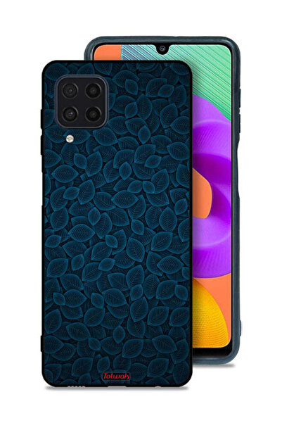 Tolwak Samsung Galaxy M32 4G Protective Case Cover Digital Art Leaves Pattern