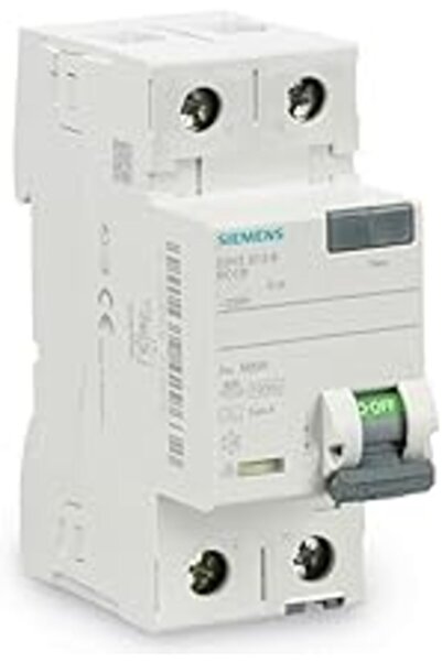 Siemens Kaçak Akım Rölesi 1x40a 30ma, 1f N 70mm 5sv5314-6 Hata Akımı Koruma A...