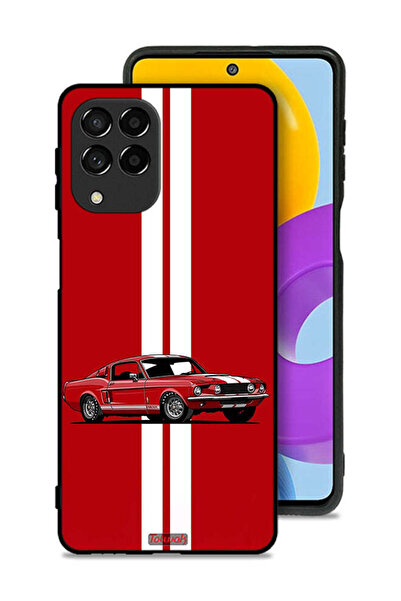 Tolwak Samsung Galaxy M53 Protective Case Cover Vintage Car Abstract Art