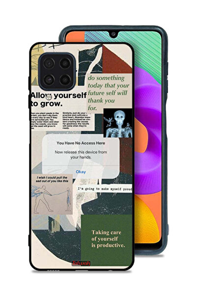 Tolwak Samsung Galaxy M32 4G Protective Case Cover Allow Yourself To Grow