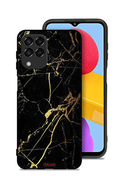 Tolwak غطاء حماية لهاتف سامسونج جالاكسي M33 - متصدع، رخام