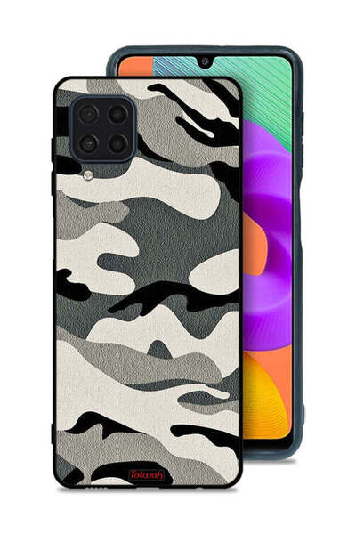 Tolwak Samsung Galaxy M32 4G Protective Case Cover Camouflage
