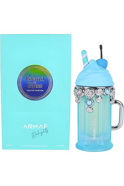 Armaf Perfumes Delights Island Bliss Eau De Parfum 100ml Blue, Perfume For Women, Fragrance For Her