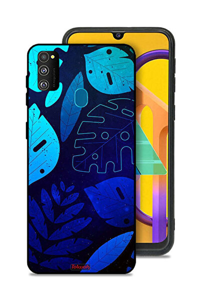 Tolwak غطاء حماية لهاتف سامسونج جالكسي M30s بنقشة أوراق الشجر