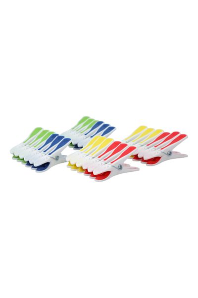 Yikai 24-Piece Soft Grip Clothes Pegs Assorted Color