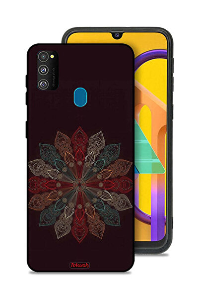 Tolwak غطاء حماية لهاتف سامسونج جالاكسي M30s بتصميم زهرة ماندالا