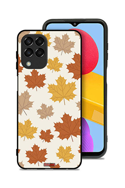 Tolwak غطاء حماية لهاتف سامسونج جالاكسي M33 بنقشة أوراق الخريف