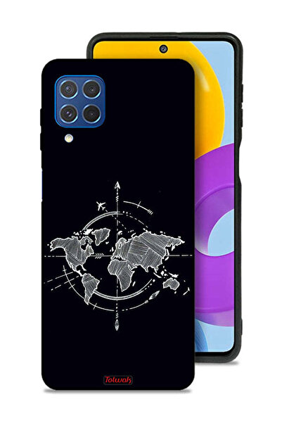 Tolwak غطاء حماية لهاتف سامسونج جالاكسي M62 بتصميم فن البوصلة