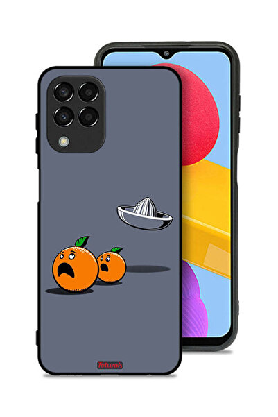 Tolwak غطاء حماية لهاتف سامسونج جالاكسي M33 بتصميم فني رقمي بسيط وفكاهي