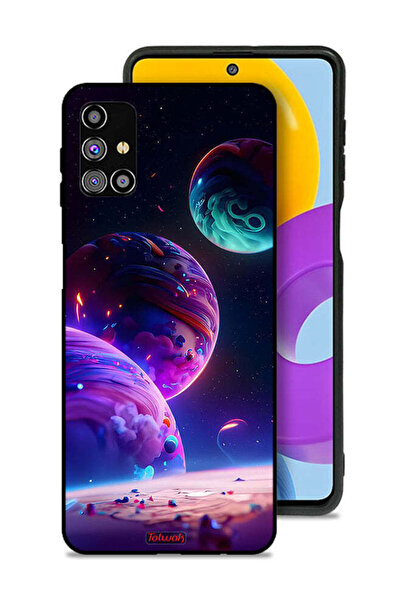 Tolwak غطاء حماية لهاتف سامسونج جالاكسي M31s بنمط كوكبي