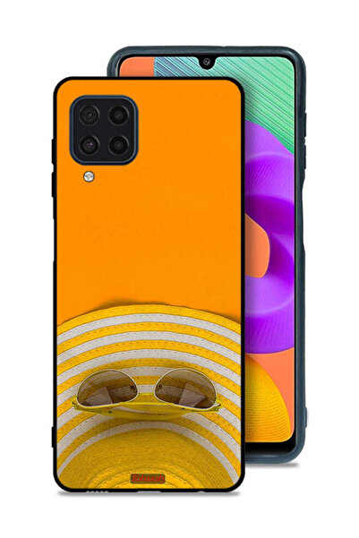 Tolwak Samsung Galaxy M32 4G Protective Case Cover Glasses Hat