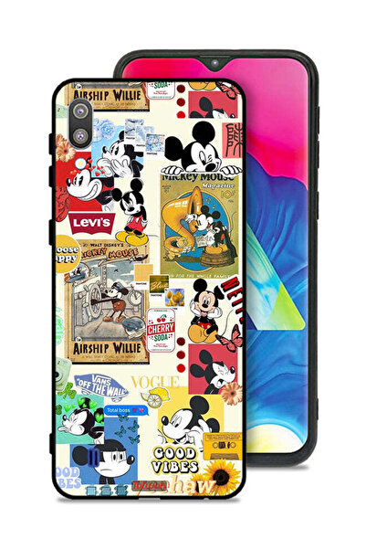 Tolwak غطاء حماية لهاتف سامسونج جالكسي M10 - اختر السعادة والملصقات