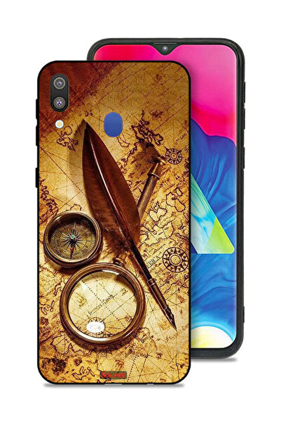 Tolwak غطاء حماية بتصميم بوصلة عتيقة من سامسونج جالكسي M20