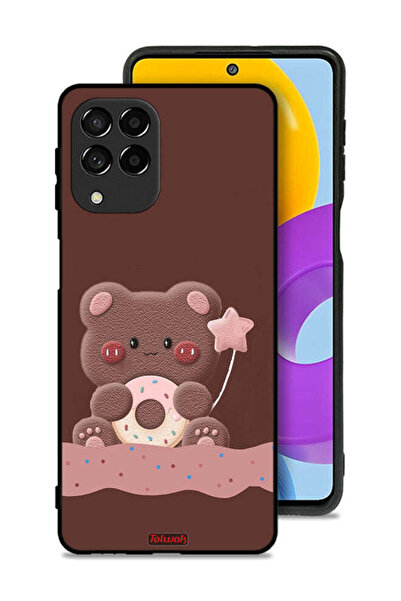 Tolwak غطاء حماية بتصميم دب دونات من سامسونج جالكسي M53