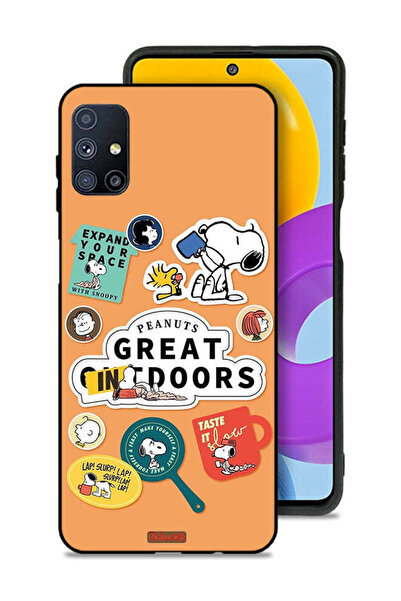 Tolwak غطاء حماية لهاتف سامسونج جالكسي M51 بملصقات الفول السوداني