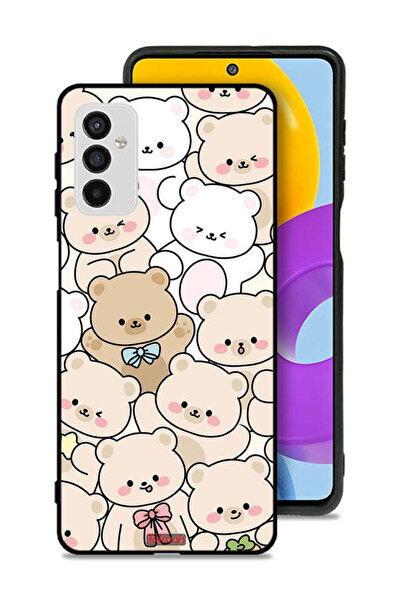 Tolwak غطاء حماية لهاتف سامسونج جالاكسي M52 5G بنقشة الدببة