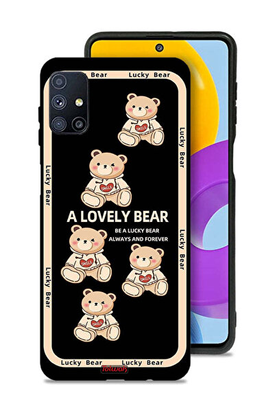 Tolwak غطاء حماية لهاتف سامسونج جالكسي M51 - دب جميل