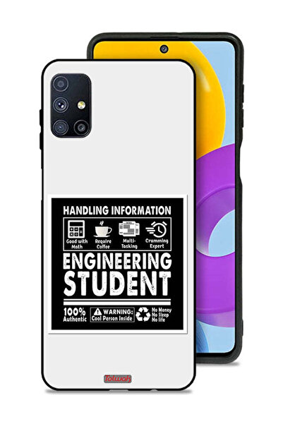 Tolwak غطاء حماية لهاتف سامسونج جالاكسي M51 - ملصق طالب هندسة