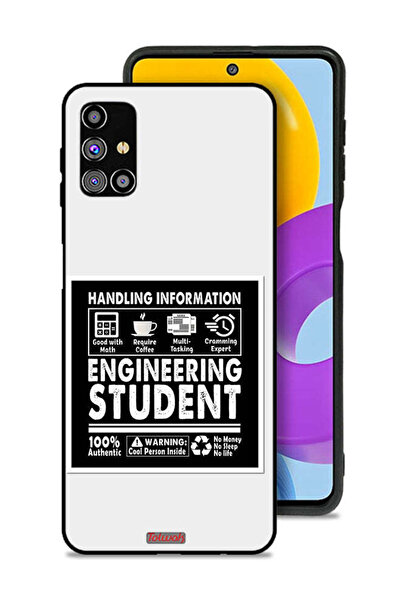 Tolwak غطاء حماية لهاتف سامسونج جالاكسي M31s، ملصق طالب هندسة