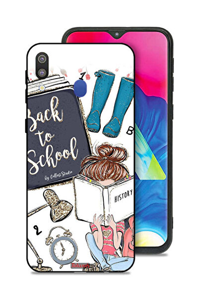 Tolwak غطاء حماية لهاتف سامسونج جالكسي M20 - فتاة مدرسية تقرأ التاريخ