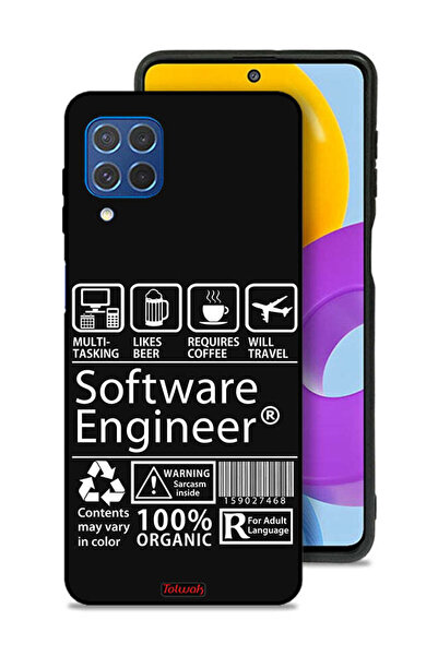 Tolwak غطاء حماية لهاتف Samsung Galaxy M62، ملصق مهندس برمجيات
