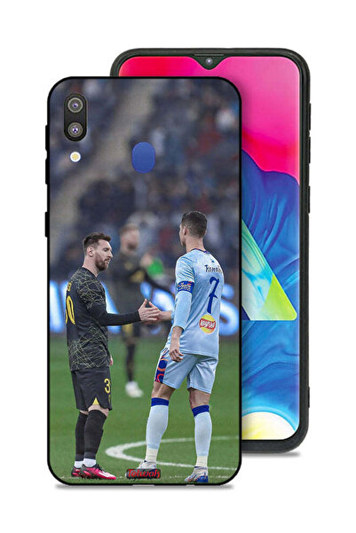 Tolwak غطاء حماية لهاتف سامسونج جالكسي M20 ميسي ورونالدو