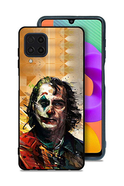 Tolwak Samsung Galaxy M22 Protective Case Cover Joker Paint Art