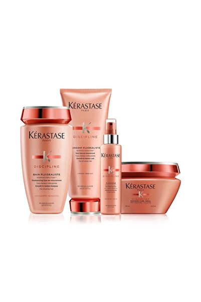 Kerastase مجموعة ديسيبلاين للعناية بالشعر (شامبو، بلسم، قناع، وبخاخ مضاد للتج...