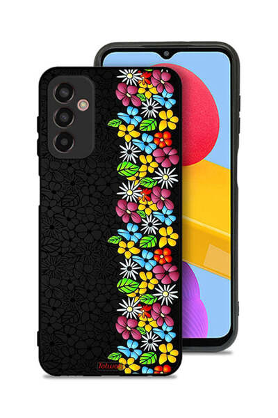 Tolwak غطاء حماية لهاتف سامسونج جالاكسي F13 - فلاورز لاين