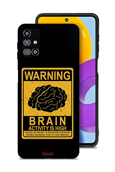 Tolwak غطاء حماية لهاتف Samsung Galaxy M31s تحذير من ارتفاع نشاط الدماغ